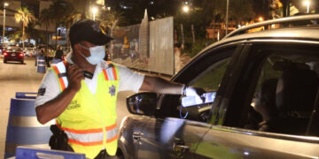 Operativo Alcoholímetro sanciona a 62 personas dar positivo en aliento alcohólico