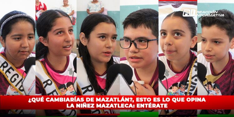 ¿Qué cambiarías de Mazatlán?, esto es lo que opina la niñez mazatleca: Entérate