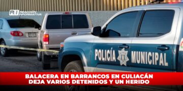 Balacera en Barrancos en Culiacán deja varios detenidos y un herido