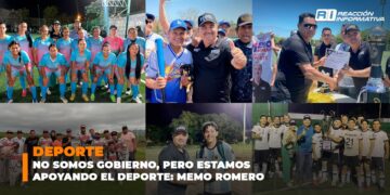 No somos gobierno, pero estamos apoyando el deporte: Memo Romero