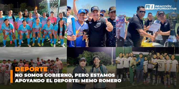 No somos gobierno, pero estamos apoyando el deporte: Memo Romero
