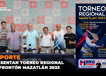 Presentan Torneo Regional de Frontón Mazatlán 2023