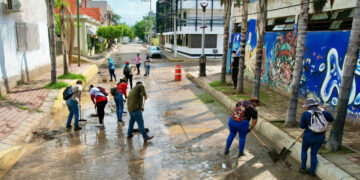Barrido y lavado especial para el centro histórico