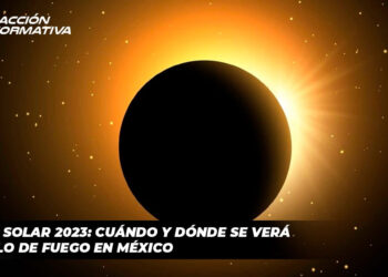 Eclipse solar 2023: Cuándo y dónde se verá el anillo de fuego en México