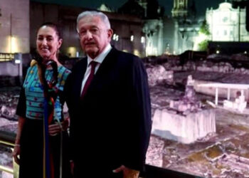 Estoy muy contento, tranquilo: AMLO al asegurar que Sheinbaum es muy buena dirigente