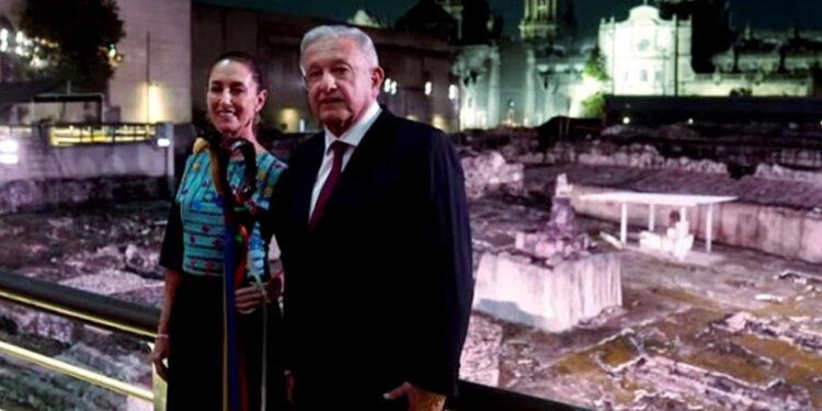 Estoy muy contento, tranquilo: AMLO al asegurar que Sheinbaum es muy buena dirigente