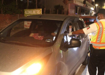 Aumenta cifra de personas trasladas a celdas por dar positivo en examen de alcoholimetría