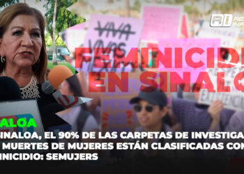En Sinaloa, el 90% de las carpetas de investigación por muertes de mujeres están clasificadas como feminicidio: SEMUJERS