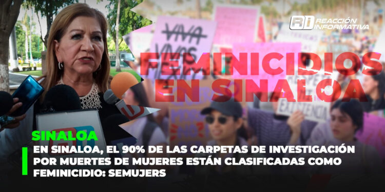 En Sinaloa, el 90% de las carpetas de investigación por muertes de mujeres están clasificadas como feminicidio: SEMUJERS