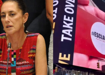 Sheinbaum desconoce quien colocó propaganda en Times Square: ‘voy a averiguar’