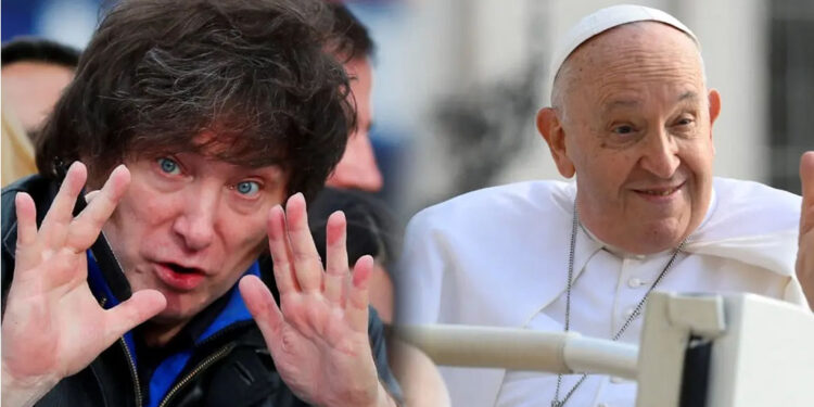 Milei se lanza otra vez contra el papa Francisco y lo acusa de apoyar a ‘comunistas asesinos’