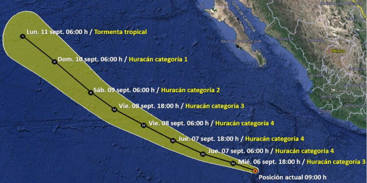 ‘Jova’ alcanza la categoría 2 de huracán; llegará hasta nivel 4