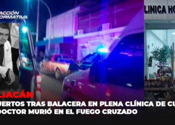 4 muertos tras balacera en plena clínica de Culiacán; un doctor murió en el fuego cruzado