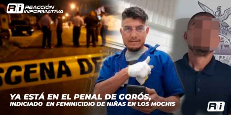 Ya está en el penal de Gorós, indiciado en feminicidio de niñas en los Mochis