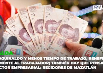 Más aguinaldo y menos tiempo de  trabajo, beneficia solamente al trabajador; también hay que pensar en el sector empresarial: Regidores de Mazatlán