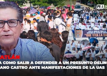 “Sería algo así como salir a defender a un presunto delincuente”; Feliciano Castro ante la participación de los estudiantes en la manifestación de la UAS