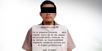 Tras fuerte riña detienen a Alejandro; la parte afectada recibió atención médica después de señalarlo