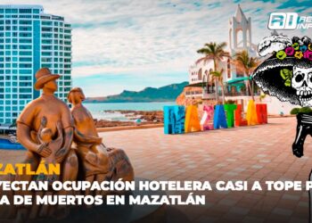 Proyectan ocupación hotelera casi a tope para el Día de Muertos en Mazatlán