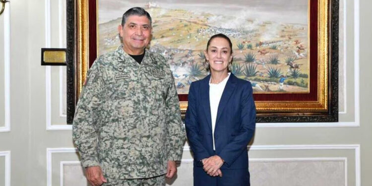 “Algo sencillo”, dice Sheinbaum sobre la protección que tendrá por parte de Sedena