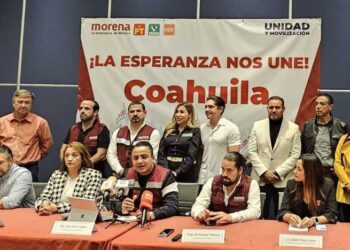 Morena presume que Sheinbaum “unificó” a partidos políticos en Coahuila