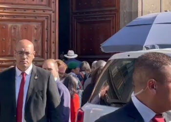 Comitiva de EU llega a Palacio Nacional para Diálogo de Alto Nivel sobre Seguridad