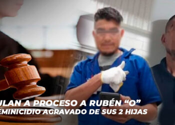Vinculan a proceso a Rubén “O” por feminicidio agravado de sus 2 hijas