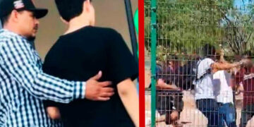 VIDEO: ‘Con el dolor de mi corazón, aquí lo traigo’, padre entrega a su hijo tras riña en Sonora