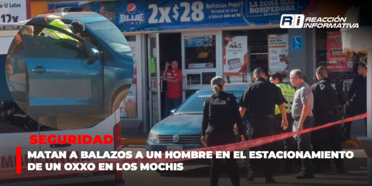 Matan a balazos a un hombre en el estacionamiento de un oxxo en Los Mochis
