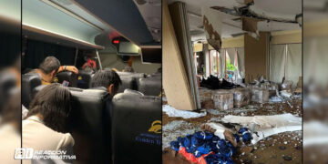 “Todos vivimos nuestra propia pesadilla”: Así 13 periodistas atrapados en un autobús se salvaron de la furia de “Otis”