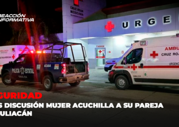 Tras discusión mujer acuchilla a su pareja en Culiacán