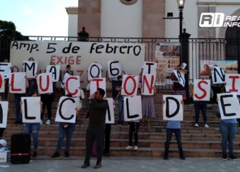 Antorchistas y vecinos de la Ampliación 5 de Febrero exigen al alcalde de Culiacán obra pública municipal