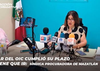 Titular del OIC cumplió su plazo y se tiene que ir: Síndica procuradora de Mazatlán