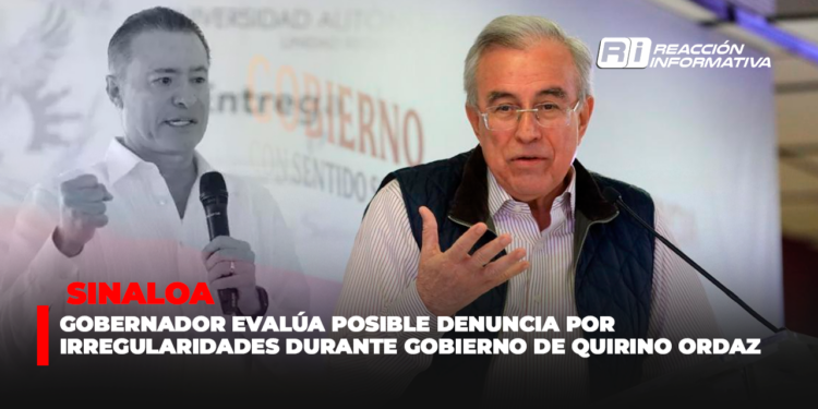 Gobernador evalúa posible denuncia por irregularidades durante gobierno de Quirino Ordaz