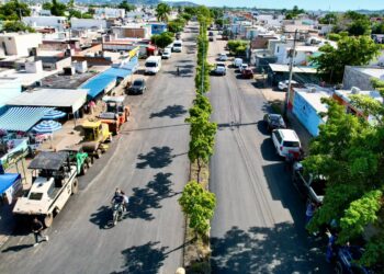 Av. Jabalíes estrena carpeta asfáltica; prometen que mejorará la circulación de automovilistas