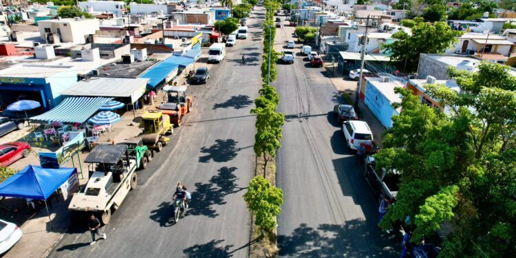 Av. Jabalíes estrena carpeta asfáltica; prometen que mejorará la circulación de automovilistas