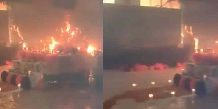 Altares de Día de Muertos se incendian en Tamaulipas al interior de escuelas