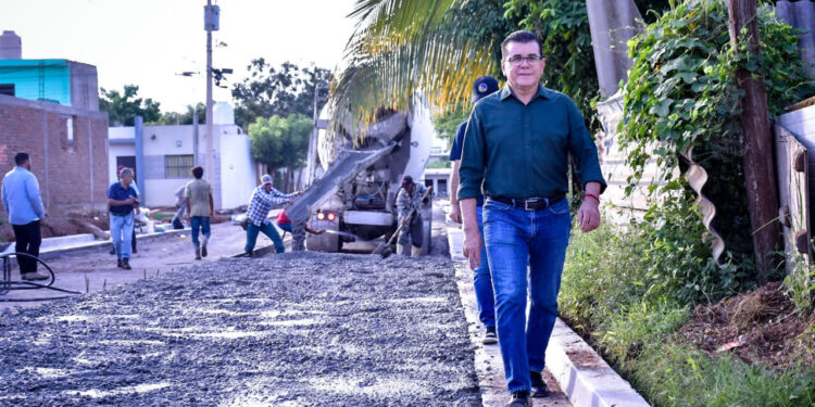 Supervisa Edgar González que se construyan obras de calidad para los Mazatlecos
