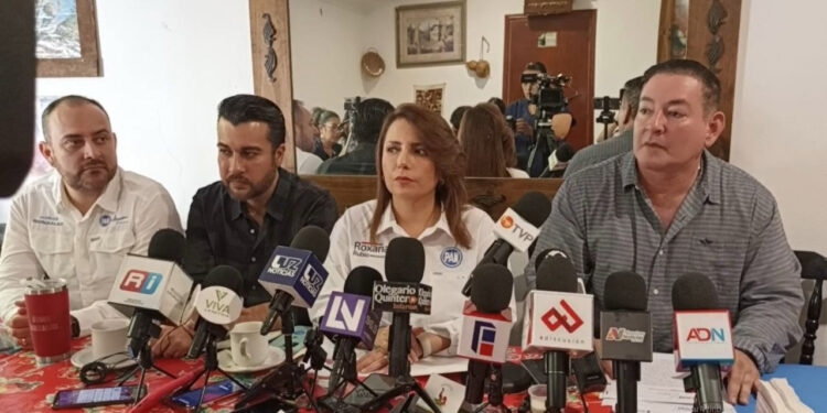 Melesio Cuén se reúne con Marko Cortés; el futuro en el Senado depende del PRI, afirma el PAN