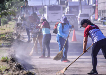 Servicios Públicos lleva a cabo jornada de limpieza en avenidas principales de la ciudad