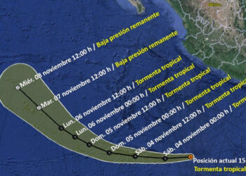 Pilar se debilita y se aleja de costas mexicanas, pero seguirán las lluvias