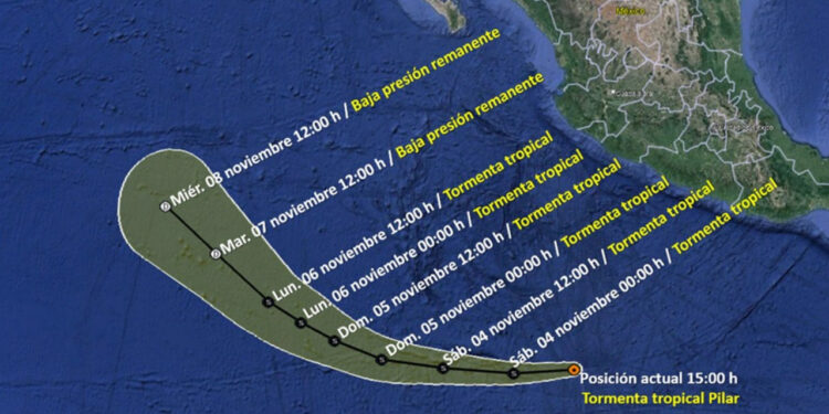 Pilar se debilita y se aleja de costas mexicanas, pero seguirán las lluvias