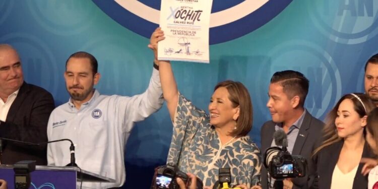 Xóchitl Gálvez se acredita como precandidata del PAN para Elecciones 2024