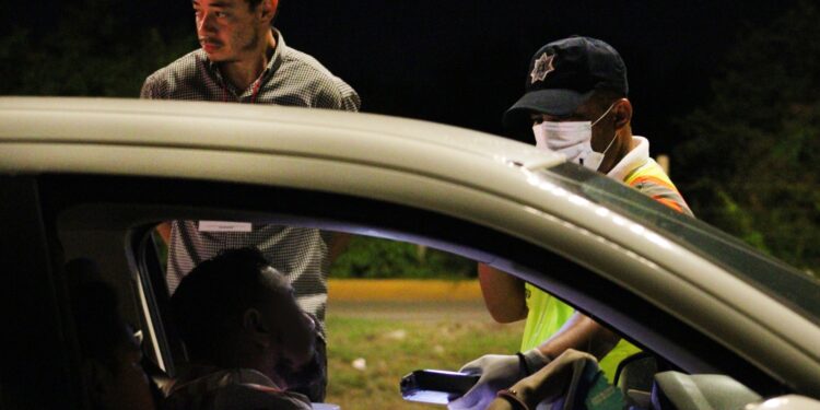 Visita FISAC operatividad de Alcoholímetro en Mazatlán