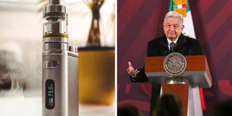 AMLO enviará iniciativa para prohibir vapeadores antes de fin de 2023
