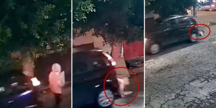 Conductor atropella a mujer de 85 años y pasa por encima de ella al huir