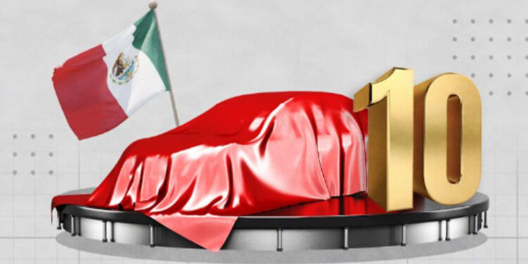 Estos fueron los 10 autos más vendidos en México durante 2023