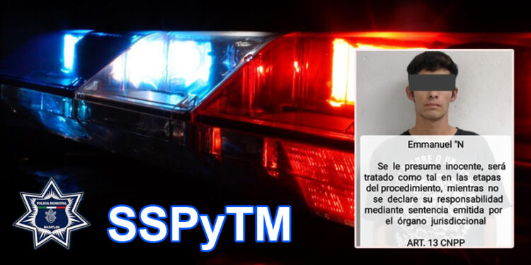 Por la probable participación en el delito de robo a casa habitación, Policías Municipales lograron la detención de un hombre