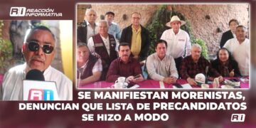 Se manifiestan morenistas, denuncian que lista de precandidatos se hizo a modo