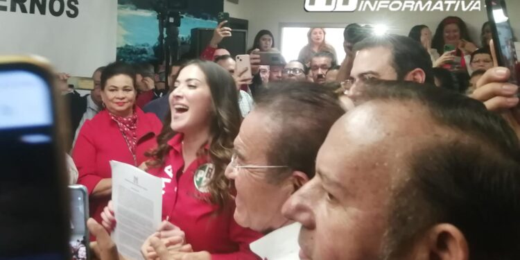 Paloma Sánchez se registró para senadora de la República por el PRI