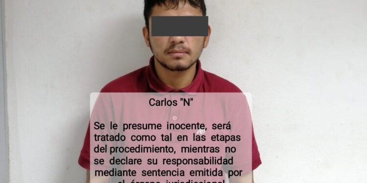 Policías Municipales detienen a un hombre por la probable participación en el delito de tránsito en vehículo con reporte de robo